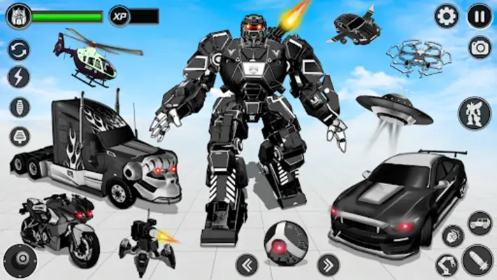 Incredible Robot Game Car Game android App screenshot 3