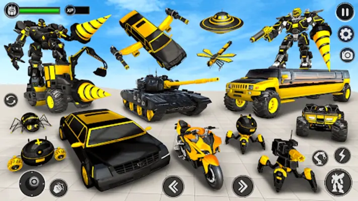 Incredible Robot Game Car Game android App screenshot 5